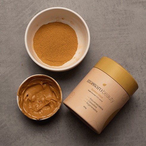 Argila Dourada Golden Mask 100% Natural